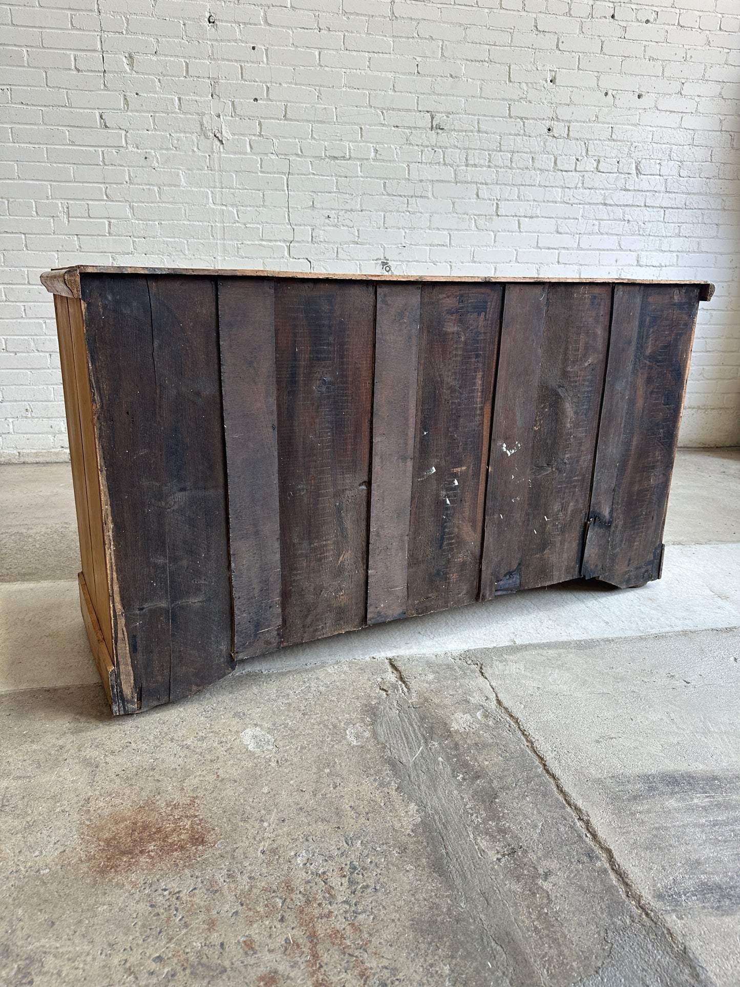 Antique Pine English Dresser Base c. 1880