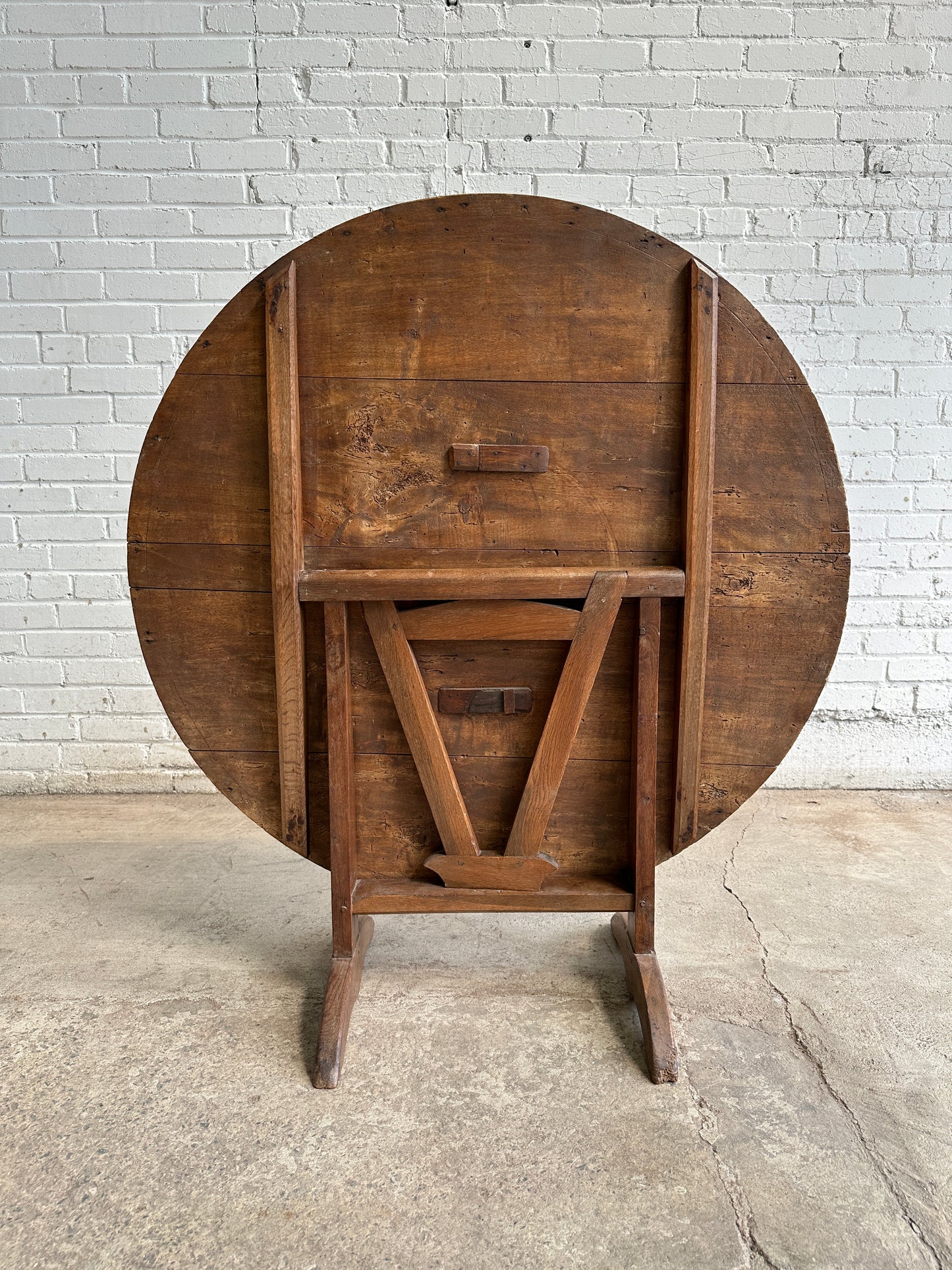 Antique French Oak Vendange Table c. 1880
