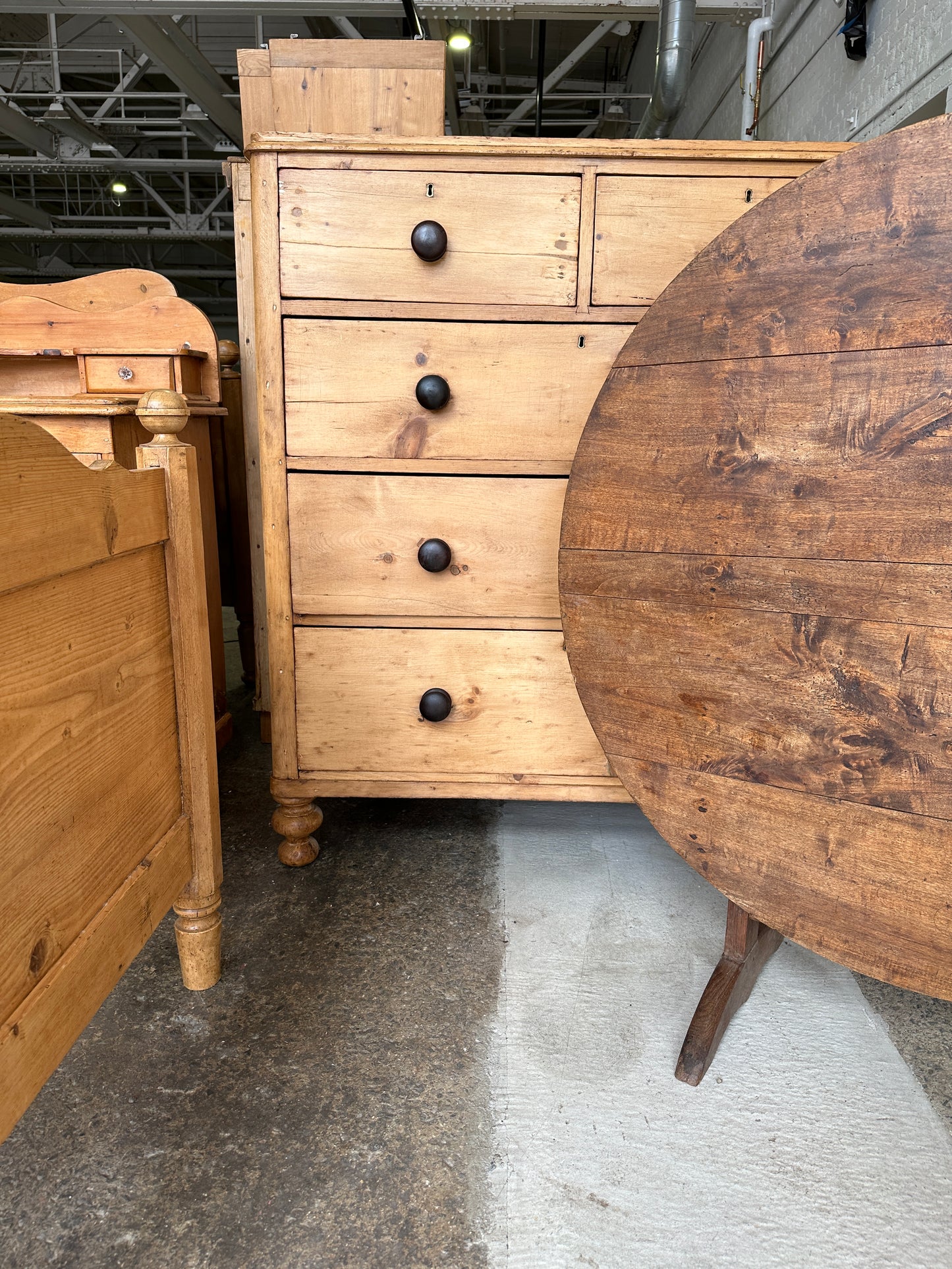 Antique French Oak Vendange Table c. 1880