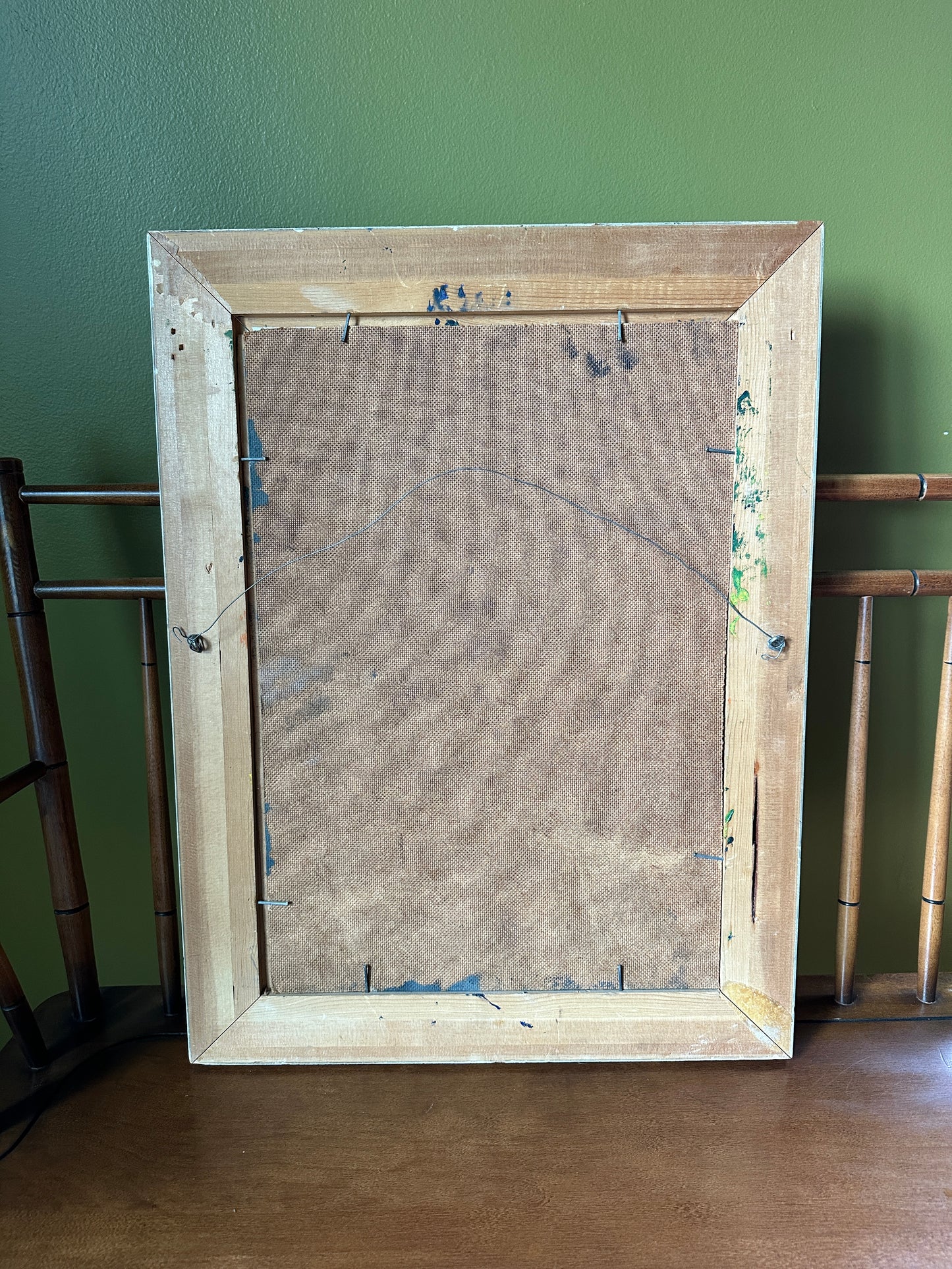 Bright Bouquet: Vintage Swedish Oil on Canvas