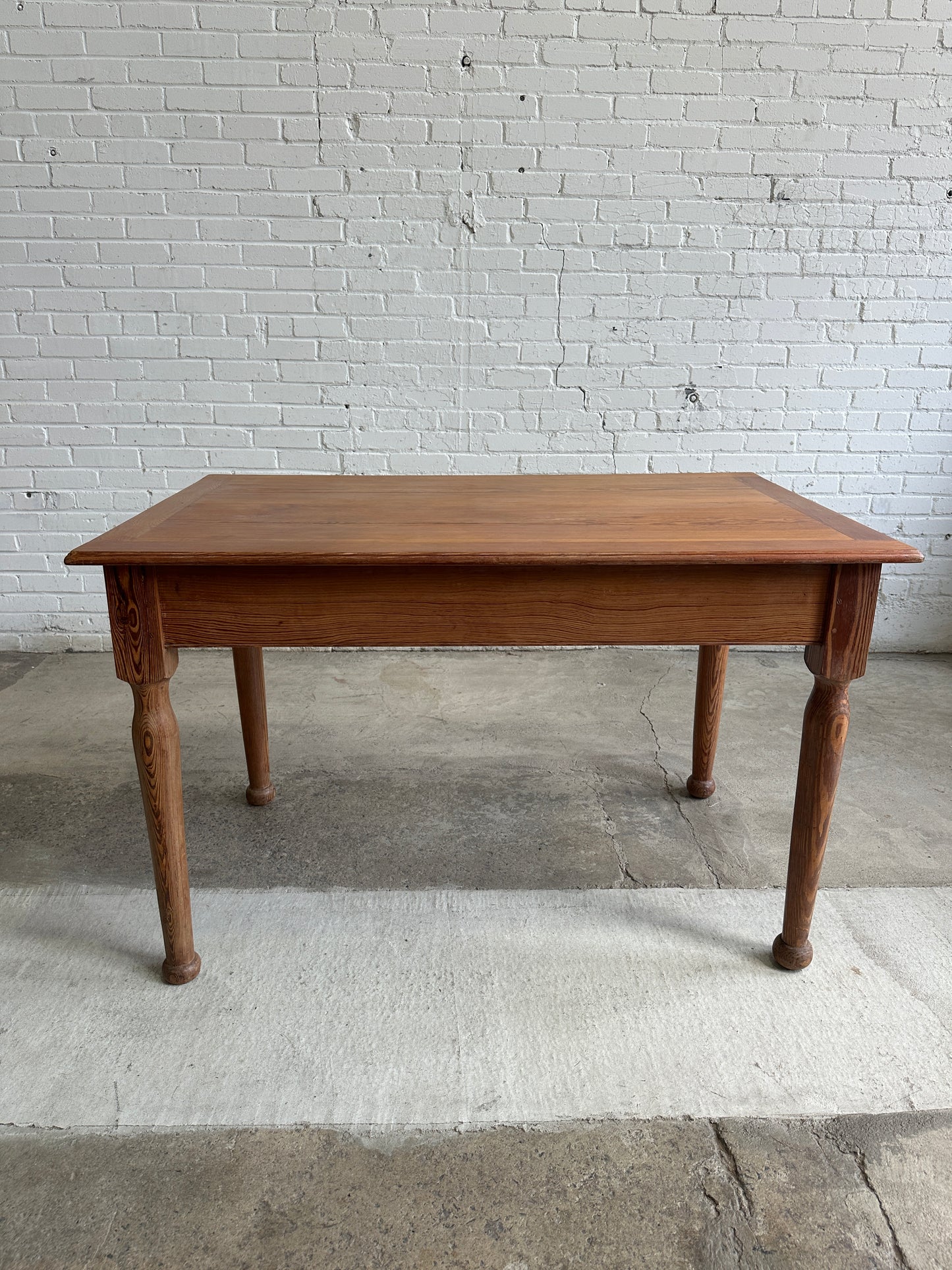 An Antique English Pitch Pine Desk c. 1900