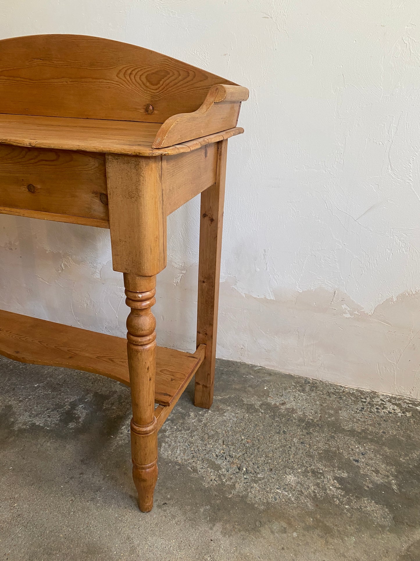 Antique Pine English Washstand c. 1890