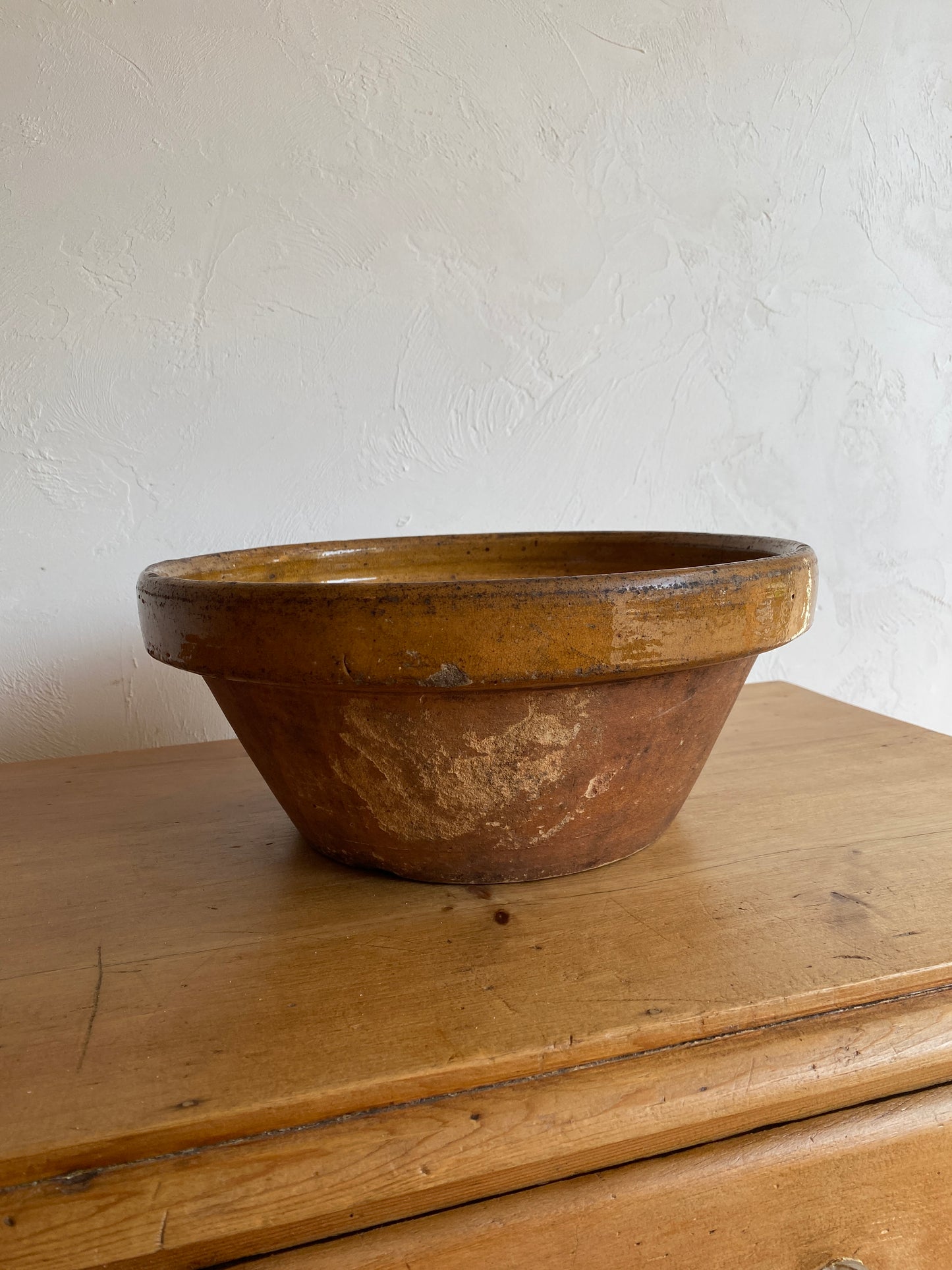 Antique French Dairy Bowl c. 1900