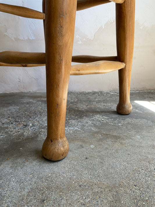 Antique Pine English Stool