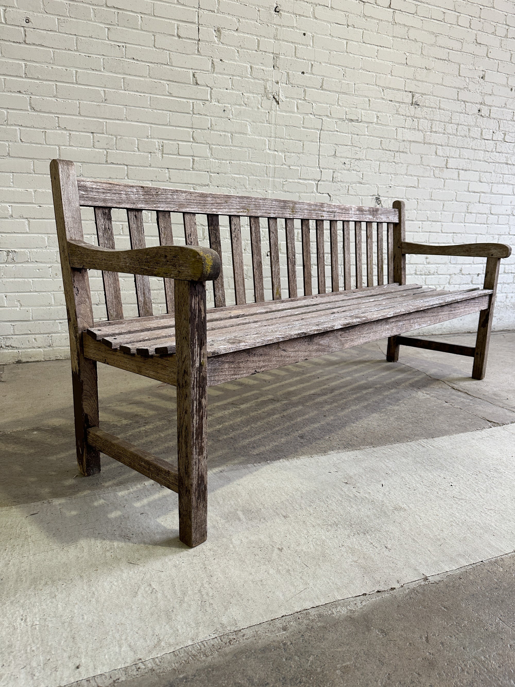 Antique English 3-Piece Teak Garden Set