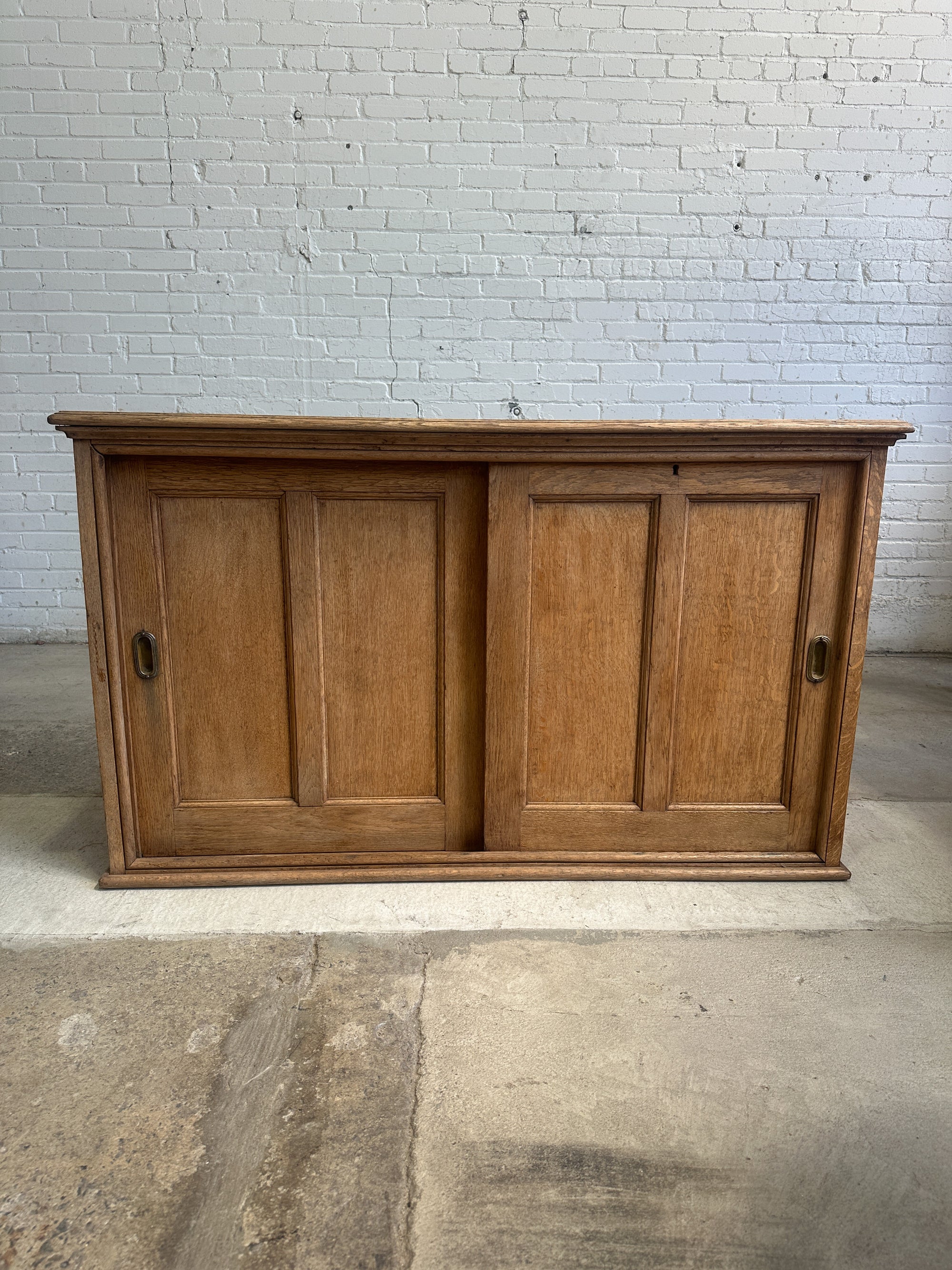 Antique English Oak Sideboard c. 1900