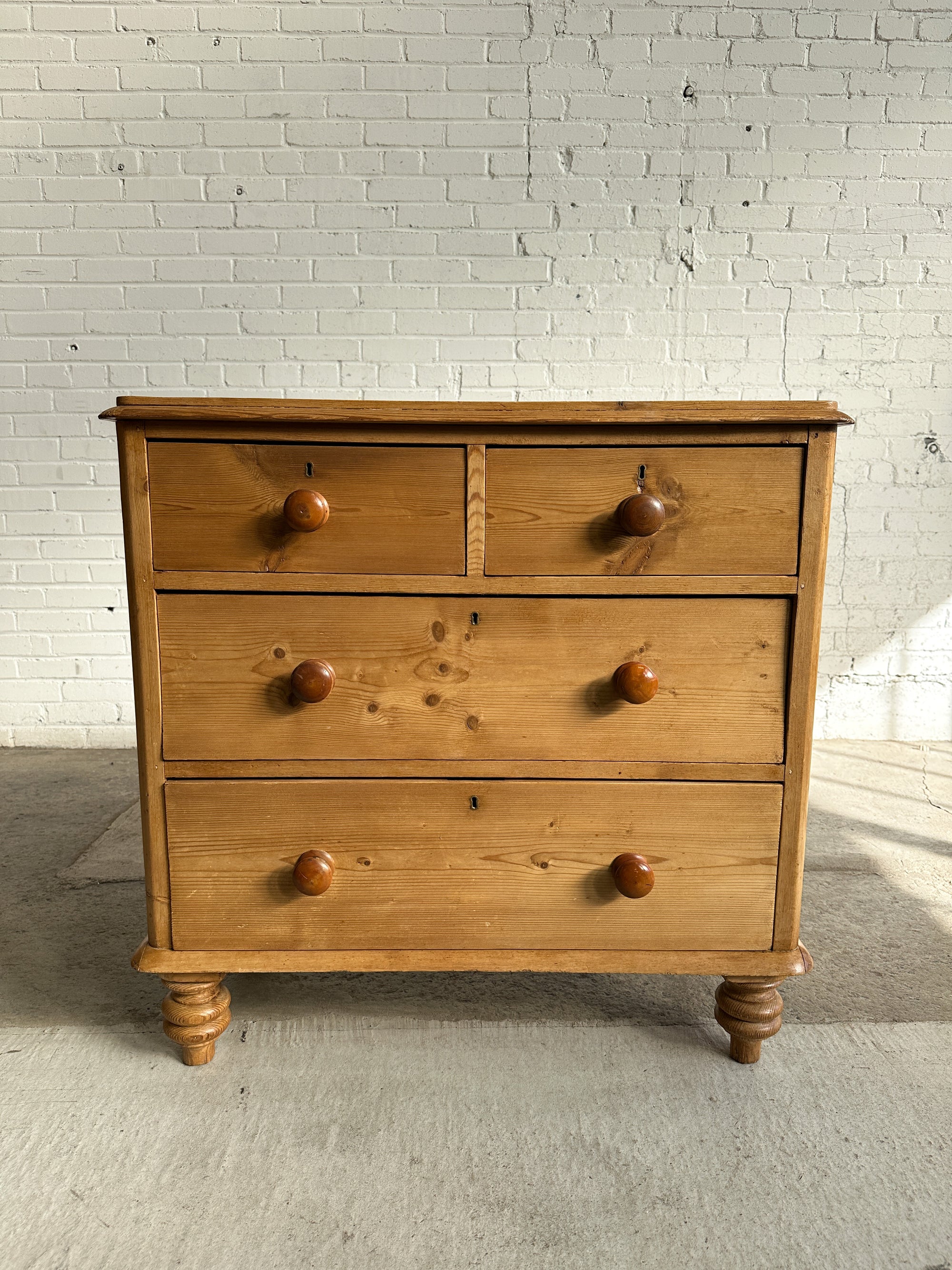 Antique Pine Chest of Drawers c. 1880