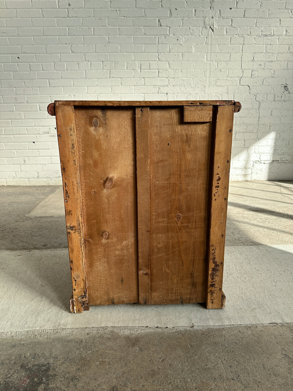 Antique Pine Three Drawer Chest, c. 1800