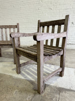 Antique English 3-Piece Teak Garden Set