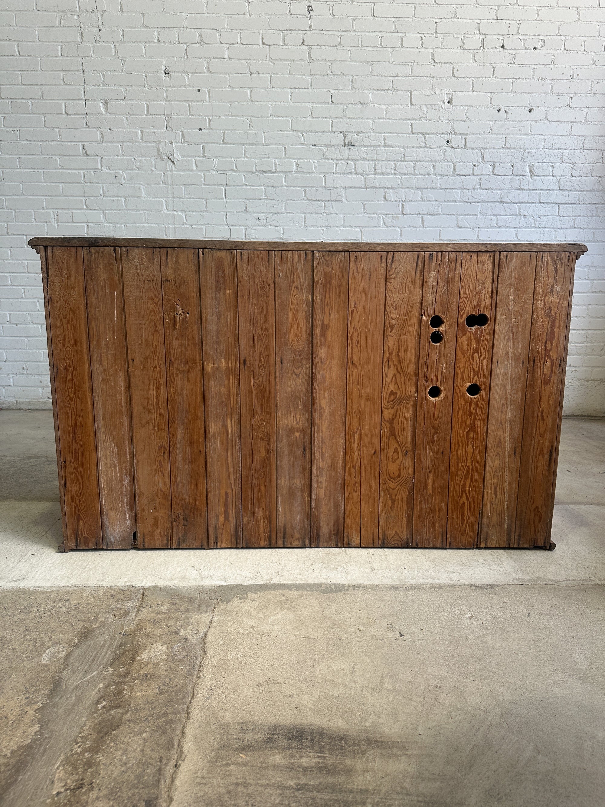 Antique English Oak Sideboard c. 1900