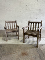 Antique English 3-Piece Teak Garden Set