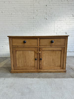 An English Antique Pine Cupboard Base, c. 1840