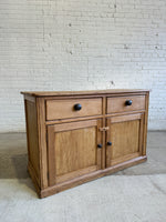An English Antique Pine Cupboard Base, c. 1840