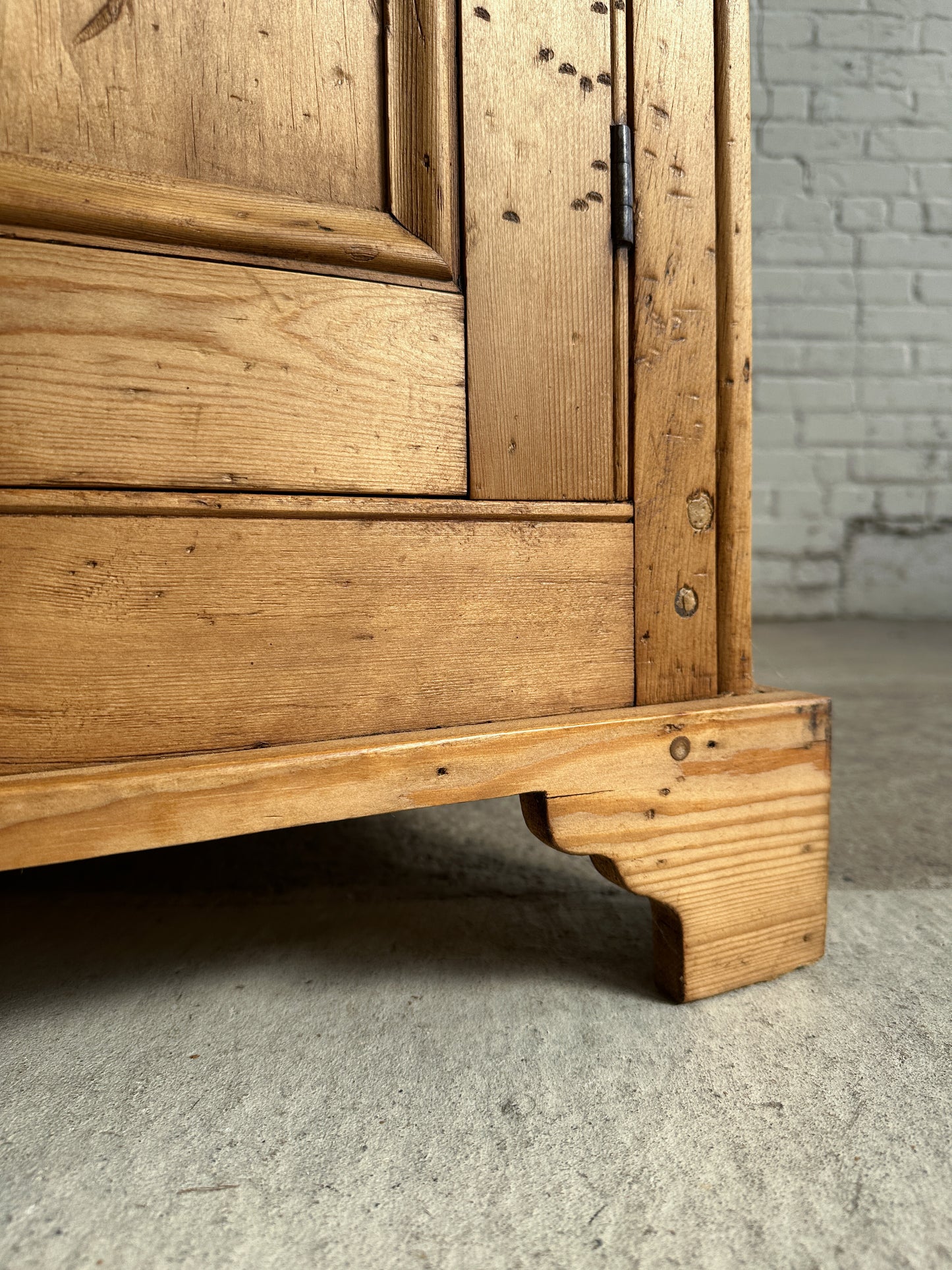 A Large Antique Pine Side Cabinet, c. 1880