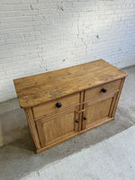 An English Antique Pine Cupboard Base, c. 1840