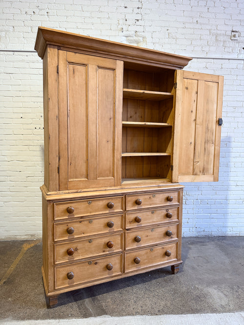 Antique English Housekeeper's Cupboard c. 1880