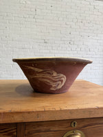 A Large Antique English Dairy Bowl, c. 1890