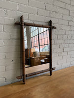 Antique French Faux Bamboo Mirrors, c. 1900