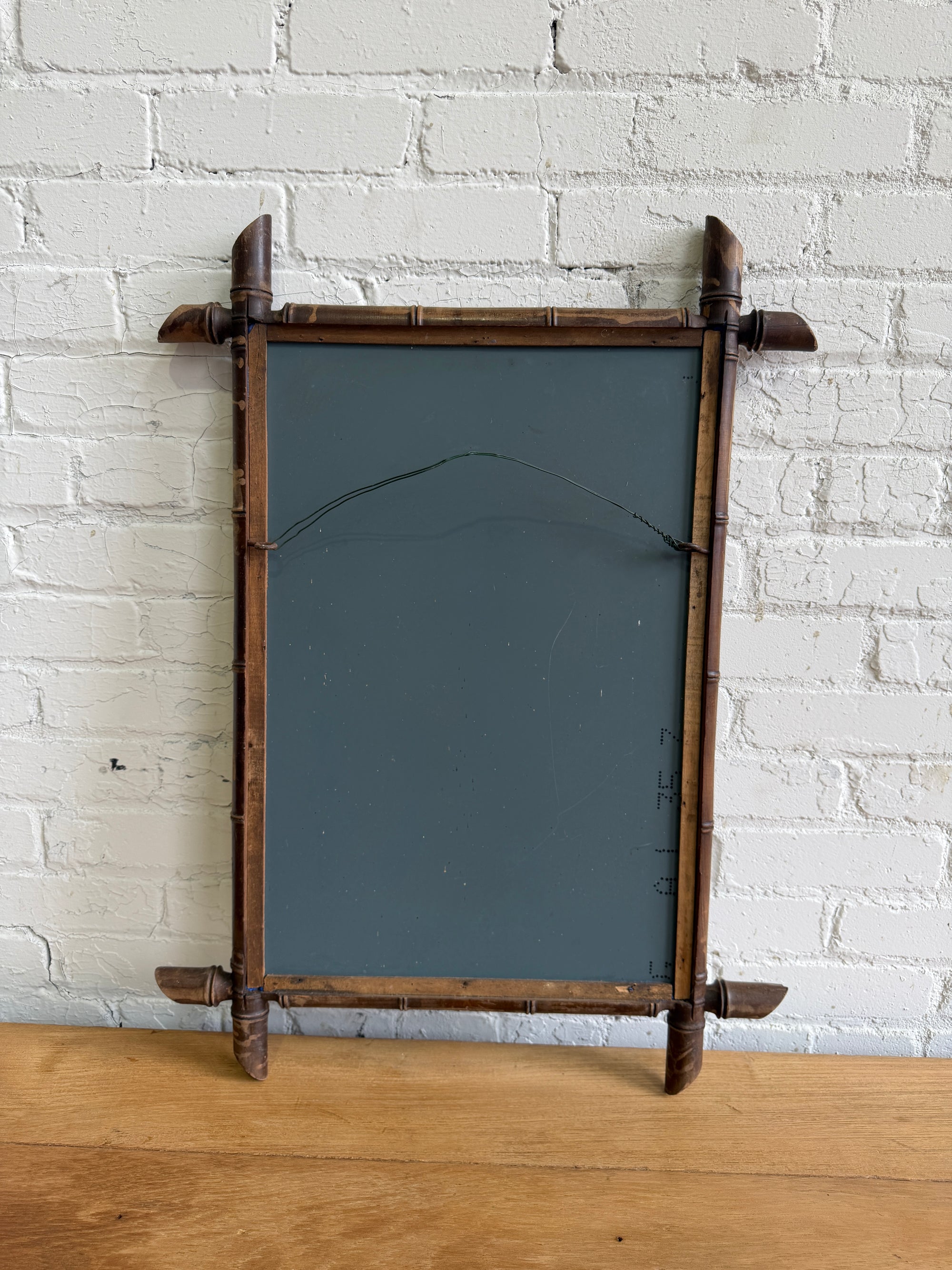 Antique French Faux Bamboo Mirrors, c. 1900