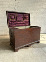 Antique Scumbled Marriage Chest with Hidden Drawers, c. 1870