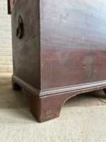 Antique Scumbled Marriage Chest with Hidden Drawers, c. 1870