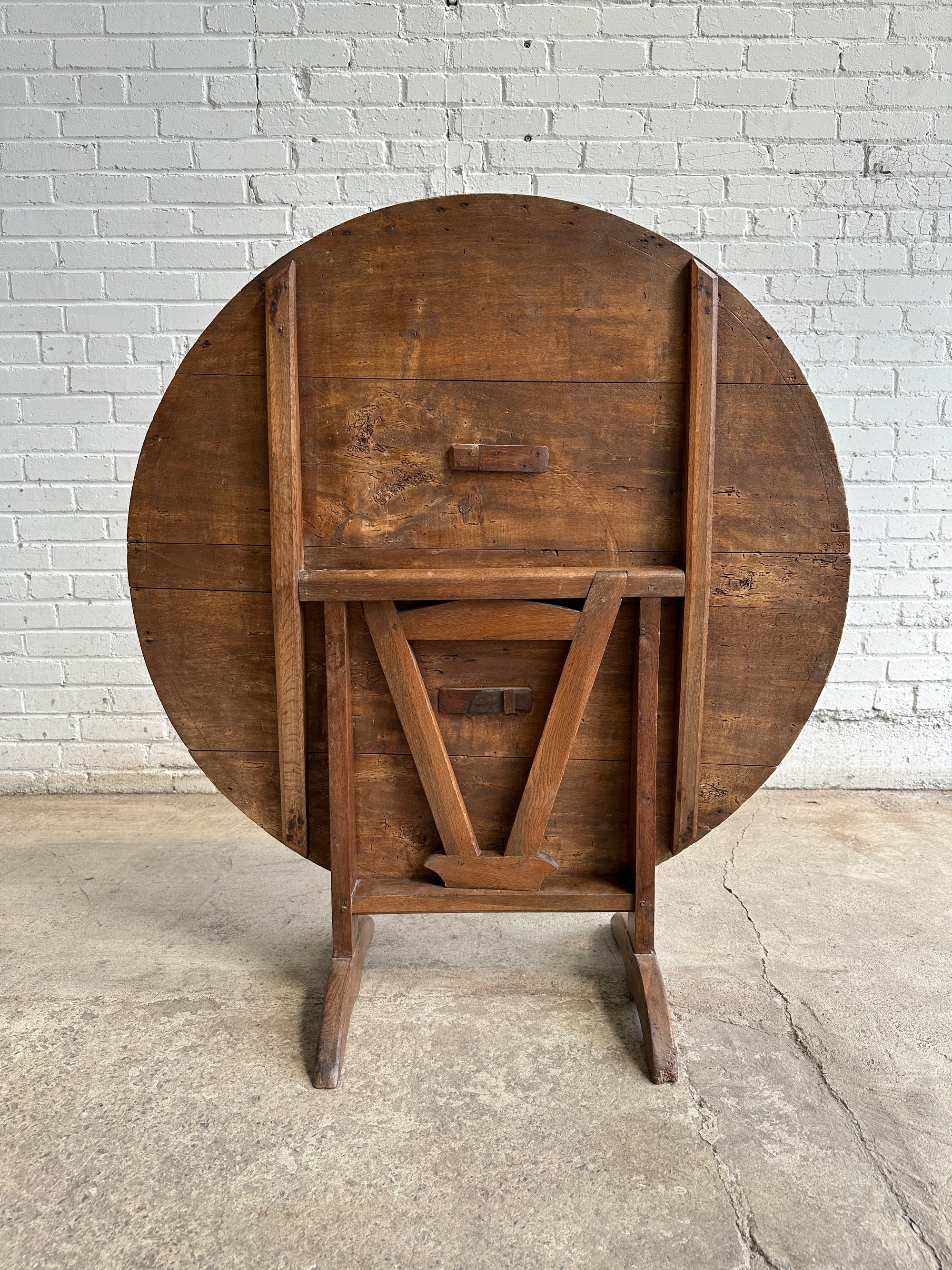 Antique French Oak Vendange Table c. 1880