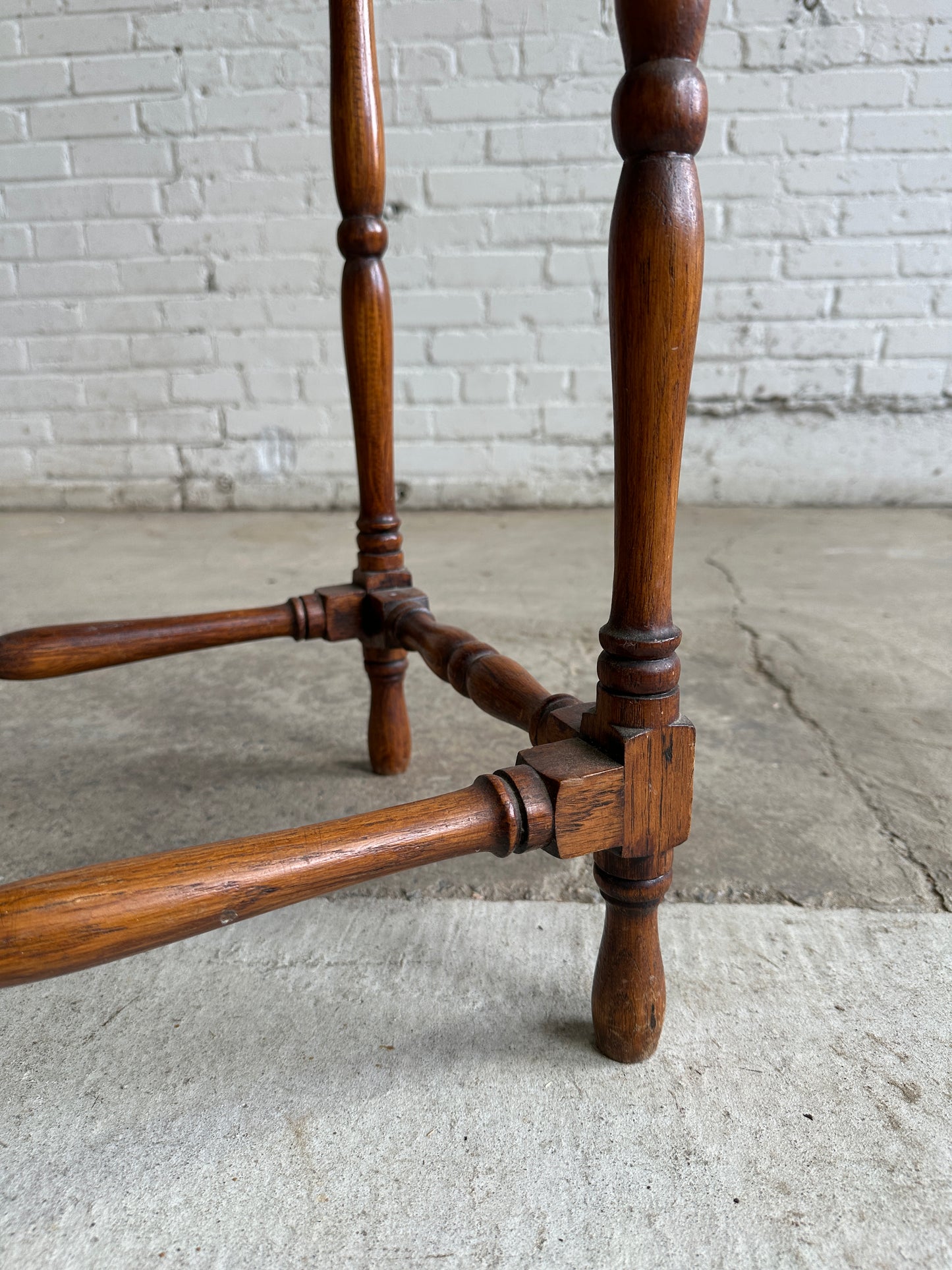Antique Oak English Side Table c. 1900