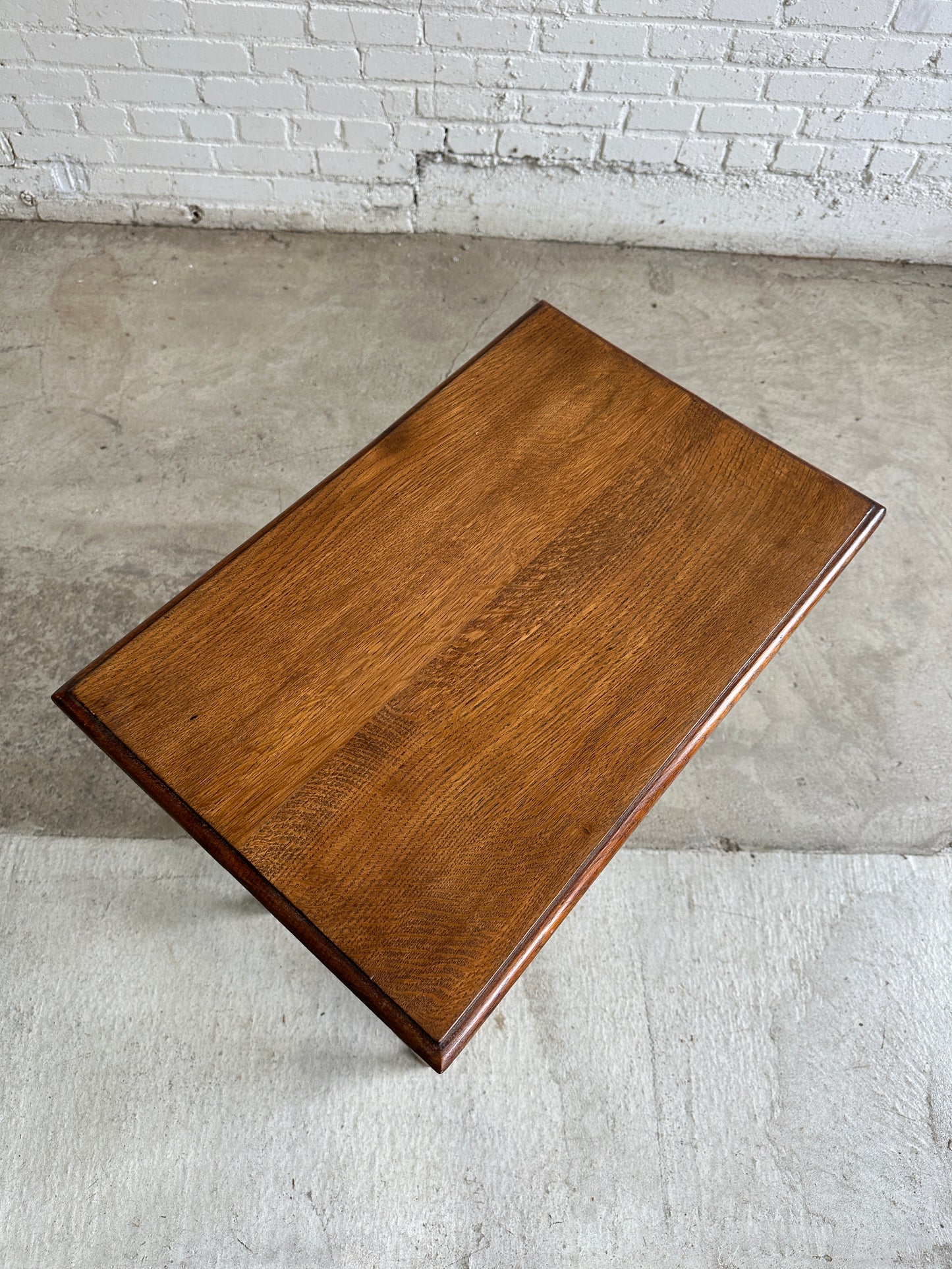Antique Oak English Side Table c. 1900