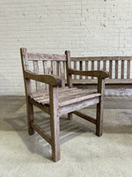 Antique English 3-Piece Teak Garden Set