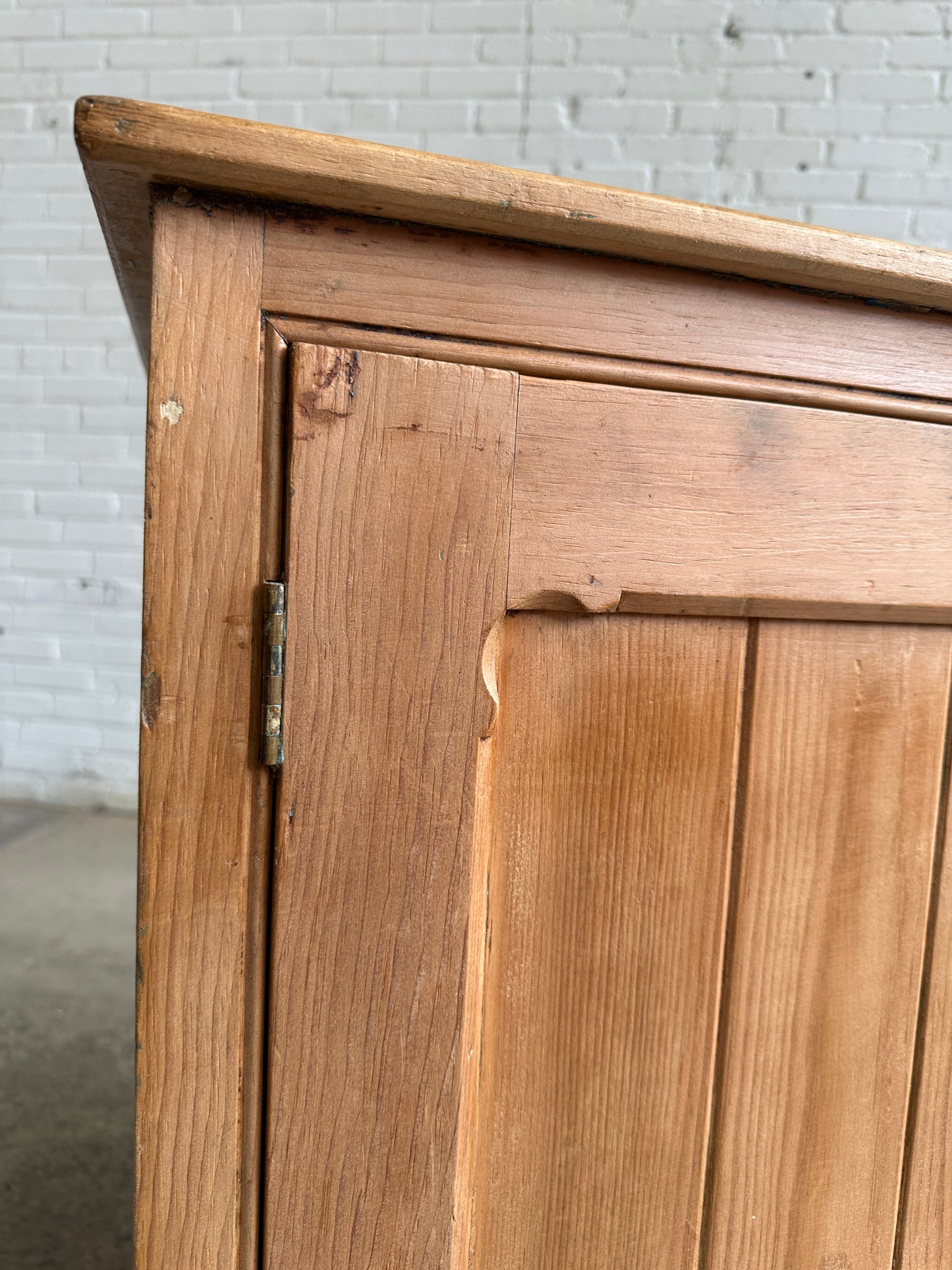 An Antique Pine English Cupboard c. 1880