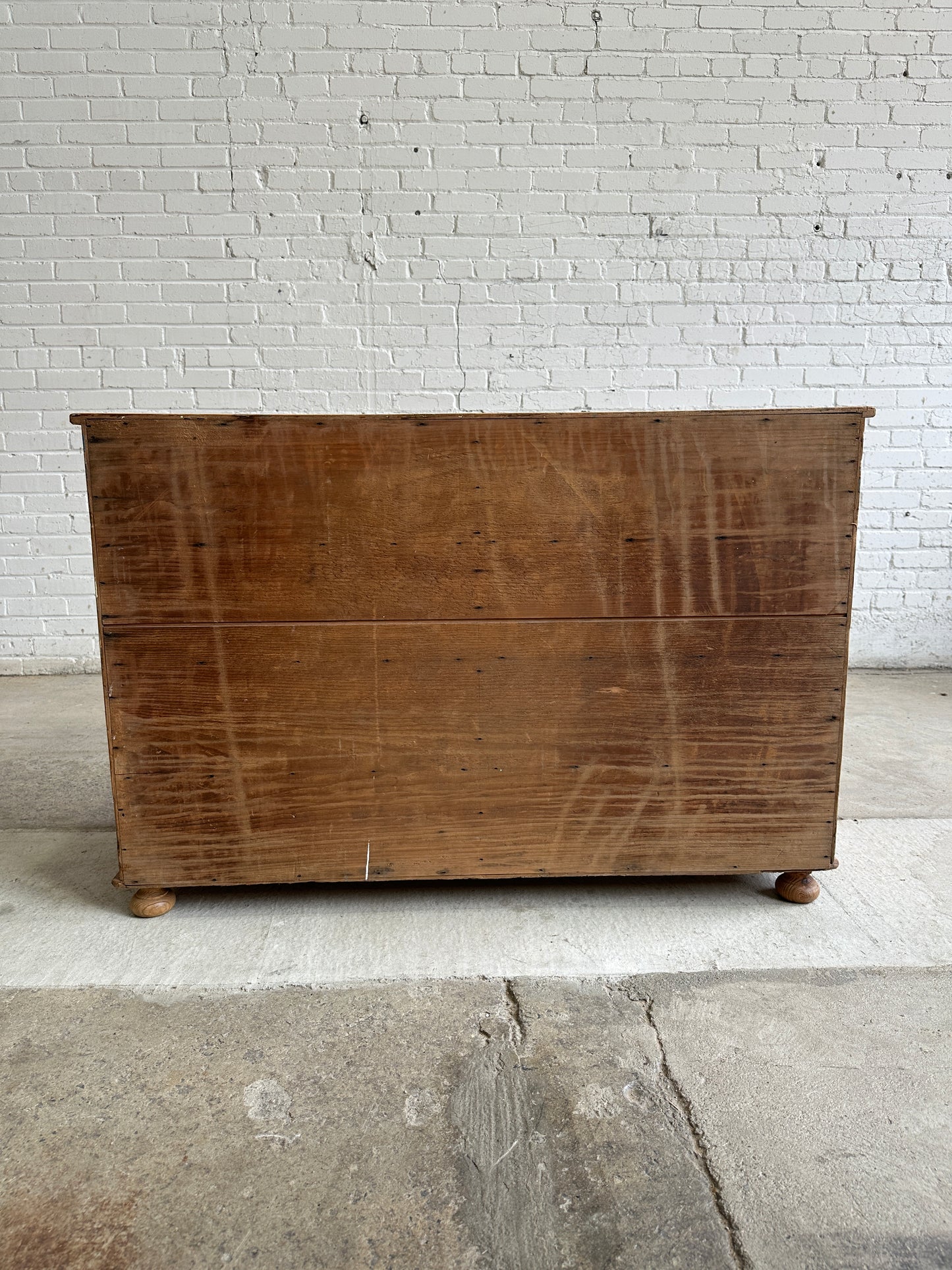 An Antique Pine English Cupboard c. 1880