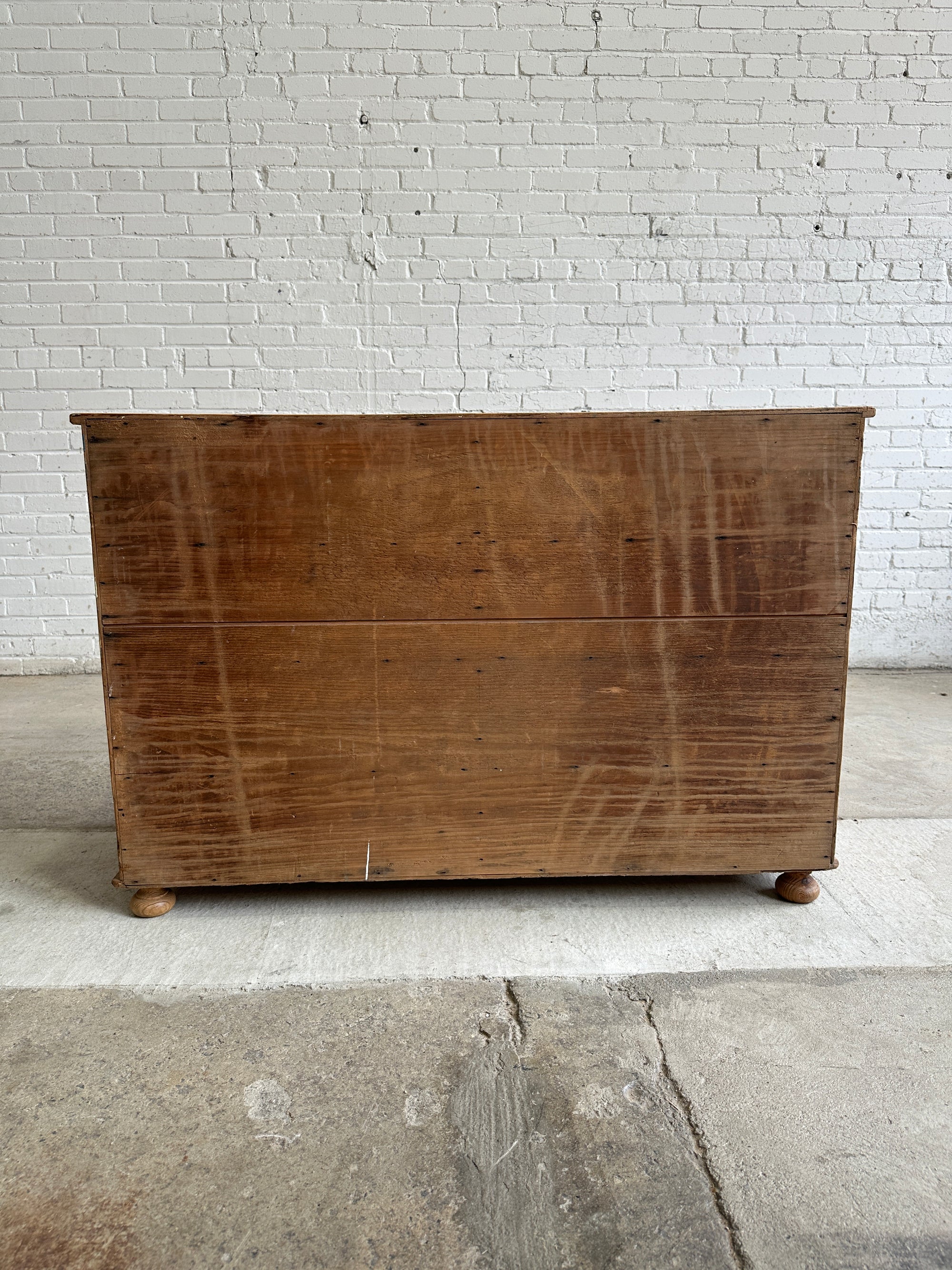 An Antique Pine English Cupboard c. 1880