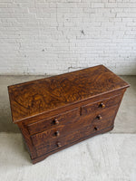 Antique Faux Grain English Chest of Drawers, c. 1890