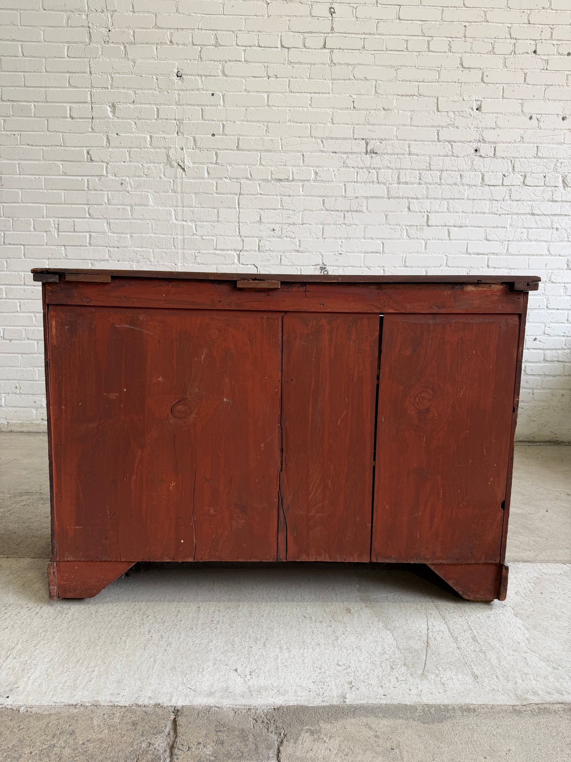 Antique Faux Grain English Chest of Drawers, c. 1890