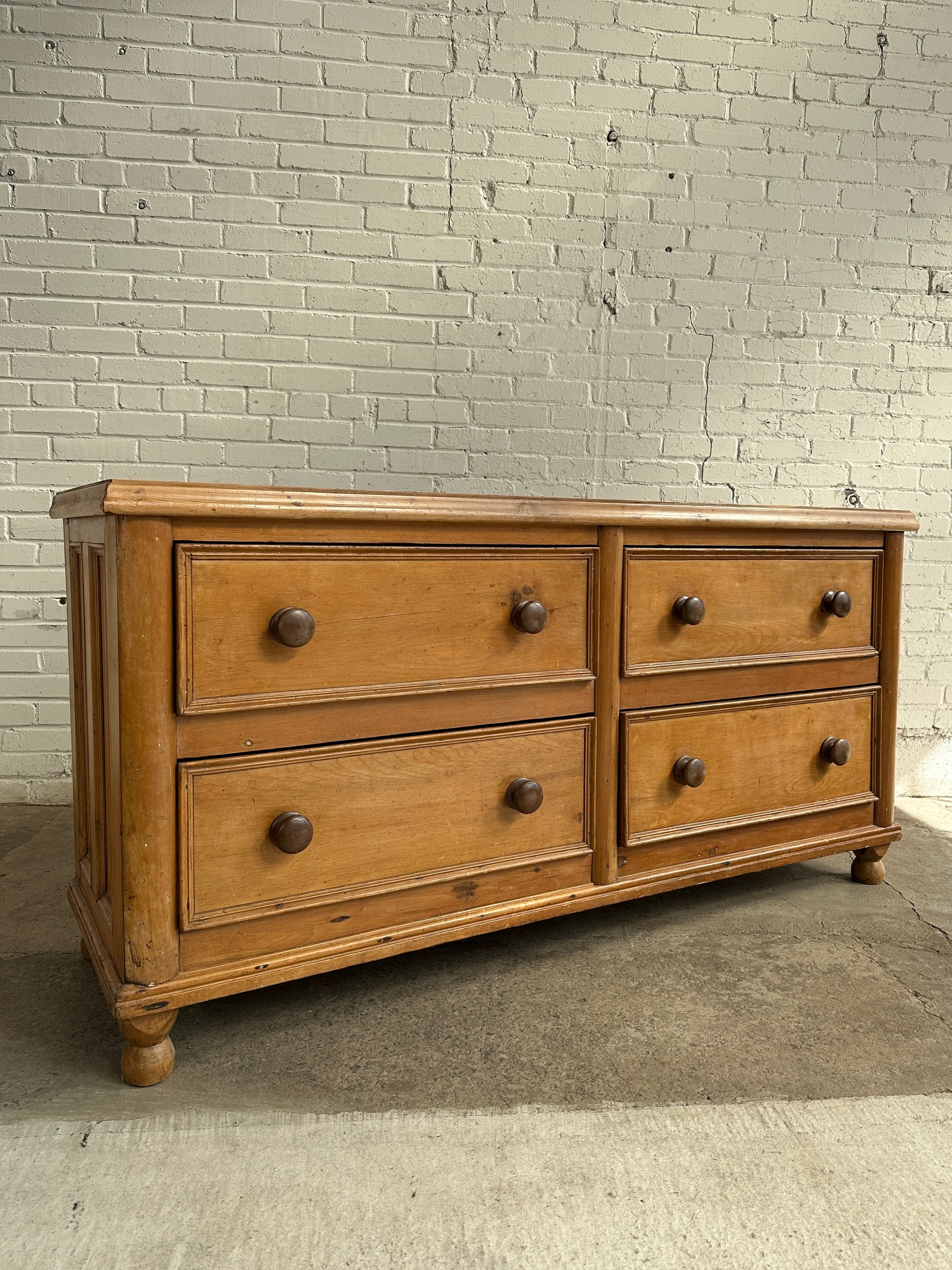 Antique Pine Housekeeper's Cupboard c. 1890