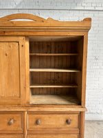 Antique Pine Housekeeper's Cupboard c. 1890