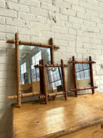 Antique French Faux Bamboo Mirrors