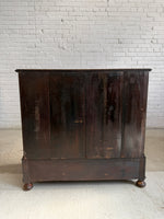 Antique Oak English Chest of Drawers c. 1900