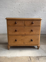Antique Pine English Chest of Drawers, c. 1880