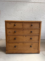 A Large English Antique Pine Chest of Drawers, c. 1880