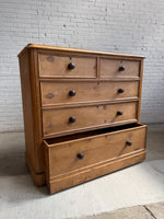 A Large English Antique Pine Chest of Drawers, c. 1880