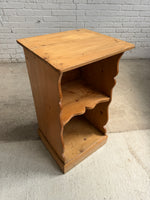 An Antique Pine English Side Table or Night Stand, c. 1900
