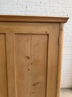 An Antique Pine Linen Cupboard, c. 1900