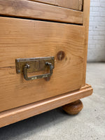 An Antique Pine Linen Cupboard, c. 1900