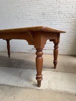 Antique English Pine Dining Table, c. 1900