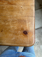 Antique English Pine Dining Table, c. 1900