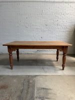 Antique English Pine Dining Table, c. 1900