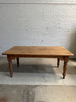 Antique English Pine Dining Table, c. 1900