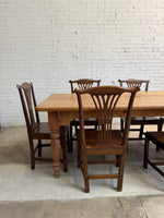 Antique English Pine Dining Table, c. 1900