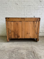 Antique Pine Chest of Drawers on Castors c. 1880